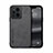 Soft Luxury Leather Snap On Case Cover DY1 for Oppo Find X3 5G Black