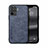 Soft Luxury Leather Snap On Case Cover DY1 for Oppo Reno5 Lite Blue