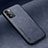 Soft Luxury Leather Snap On Case Cover DY1 for Samsung Galaxy Note 20 5G Blue