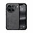 Soft Luxury Leather Snap On Case Cover DY1 for Vivo X90 Pro+ Plus 5G Black