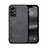 Soft Luxury Leather Snap On Case Cover DY1 for Xiaomi Mi 12T 5G Black