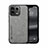 Soft Luxury Leather Snap On Case Cover DY1 for Xiaomi Mi 13 5G Gray