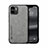 Soft Luxury Leather Snap On Case Cover DY1 for Xiaomi Poco C50 Gray