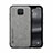 Soft Luxury Leather Snap On Case Cover DY1 for Xiaomi Poco M2 Pro Gray
