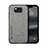 Soft Luxury Leather Snap On Case Cover DY1 for Xiaomi Poco X3 NFC Gray