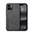 Soft Luxury Leather Snap On Case Cover DY1 for Xiaomi Redmi A2 Black