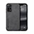 Soft Luxury Leather Snap On Case Cover DY1 for Xiaomi Redmi Note 11 Pro 4G Black