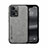 Soft Luxury Leather Snap On Case Cover DY1 for Xiaomi Redmi Note 12 Pro+ Plus 5G Gray
