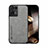 Soft Luxury Leather Snap On Case Cover DY1 for Xiaomi Redmi Note 13 5G Gray