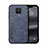 Soft Luxury Leather Snap On Case Cover DY1 for Xiaomi Redmi Note 9 Pro Blue