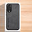 Soft Luxury Leather Snap On Case Cover DY2 for Huawei Honor 80 5G Black