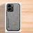 Soft Luxury Leather Snap On Case Cover DY2 for Huawei Honor 80 SE 5G Gray