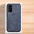 Soft Luxury Leather Snap On Case Cover DY2 for Huawei Honor V40 5G Blue