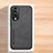 Soft Luxury Leather Snap On Case Cover DY2 for Huawei Honor X7b Black