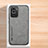 Soft Luxury Leather Snap On Case Cover DY2 for Huawei Nova 10 Gray