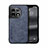 Soft Luxury Leather Snap On Case Cover DY2 for OnePlus 11R 5G Blue