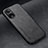 Soft Luxury Leather Snap On Case Cover DY2 for Oppo A58 4G Black