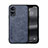 Soft Luxury Leather Snap On Case Cover DY2 for Oppo A78 5G Blue