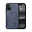 Soft Luxury Leather Snap On Case Cover DY2 for Realme 10 Pro 5G Blue