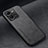 Soft Luxury Leather Snap On Case Cover DY2 for Vivo V25 5G Black