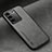 Soft Luxury Leather Snap On Case Cover DY2 for Vivo V27 5G Gray