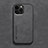 Soft Luxury Leather Snap On Case Cover DY3 for Apple iPhone 13 Pro Black