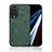 Soft Luxury Leather Snap On Case Cover DY3 for Huawei Honor 80 5G Green