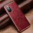 Soft Luxury Leather Snap On Case Cover for Huawei Nova 8 5G Red