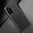 Soft Luxury Leather Snap On Case Cover for Huawei P40 Black