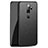 Soft Luxury Leather Snap On Case Cover for Oppo A11 Black