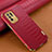 Soft Luxury Leather Snap On Case Cover for Oppo A94 5G Red