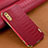 Soft Luxury Leather Snap On Case Cover for Samsung Galaxy A02 Red