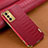 Soft Luxury Leather Snap On Case Cover for Samsung Galaxy A05s Red