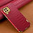 Soft Luxury Leather Snap On Case Cover for Samsung Galaxy A22 4G Red