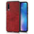 Soft Luxury Leather Snap On Case Cover for Xiaomi Mi 9 Pro 5G Red