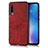 Soft Luxury Leather Snap On Case Cover for Xiaomi Mi 9 SE Red