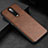 Soft Luxury Leather Snap On Case Cover for Xiaomi Poco X2 Brown