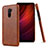 Soft Luxury Leather Snap On Case Cover for Xiaomi Pocophone F1 Brown