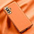 Soft Luxury Leather Snap On Case Cover for Xiaomi Redmi K50 Gaming 5G Orange