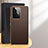 Soft Luxury Leather Snap On Case Cover GS1 for Huawei Honor 100 5G Brown