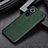 Soft Luxury Leather Snap On Case Cover GS1 for Huawei Honor 50 5G Green