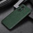 Soft Luxury Leather Snap On Case Cover GS1 for Huawei Honor 60 5G Green