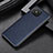 Soft Luxury Leather Snap On Case Cover GS1 for Huawei Nova 8 SE 4G Blue