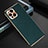 Soft Luxury Leather Snap On Case Cover GS1 for Oppo Find X3 5G Green