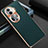 Soft Luxury Leather Snap On Case Cover GS2 for Oppo Reno11 Pro 5G Green
