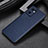 Soft Luxury Leather Snap On Case Cover GS2 for Oppo Reno7 SE 5G Blue