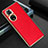 Soft Luxury Leather Snap On Case Cover GS3 for Huawei Honor 50 5G Red