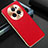 Soft Luxury Leather Snap On Case Cover GS3 for Huawei Honor Magic5 Ultimate 5G Red