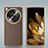 Soft Luxury Leather Snap On Case Cover GS7 for OnePlus Open 5G Gold