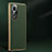 Soft Luxury Leather Snap On Case Cover JB2 for Huawei Honor 50 5G Green